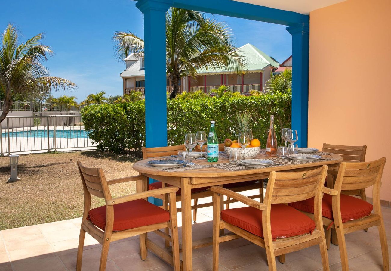 Appartement à Baie orientale - Caribbean Riviera 4 : confort les pieds dans l´eau