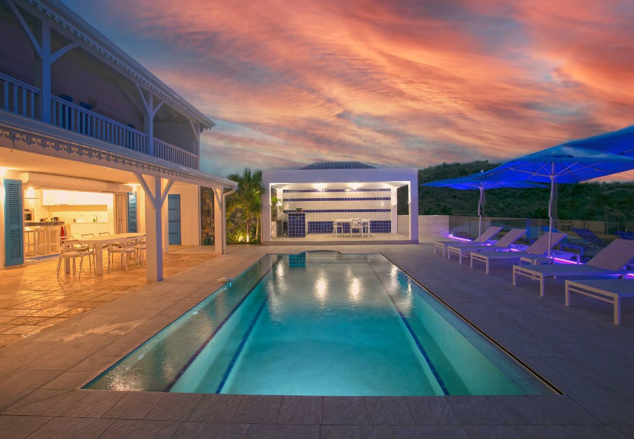 Villa à Cul-de-sac - Villa Azur vue mer