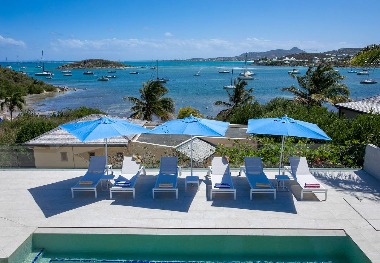 Villa à Cul-de-sac - Villa Azur vue mer