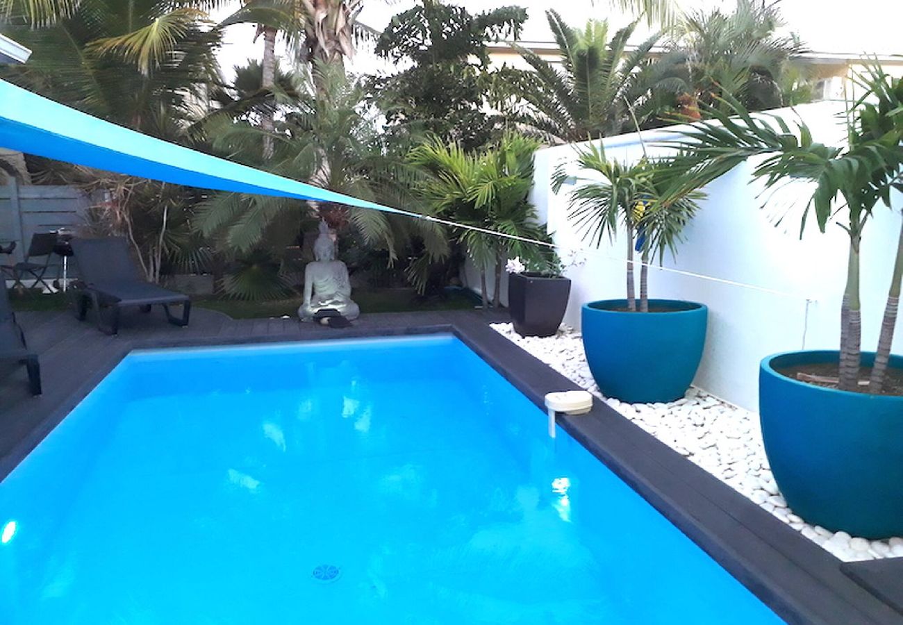 Villa à Baie orientale - Villa Magnolia 2 pas de la Plage de Baie Orientale