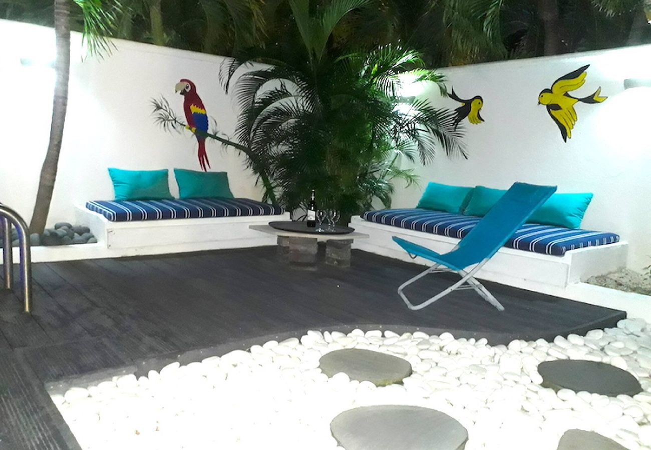 Villa à Baie orientale - Villa Magnolia 2 pas de la Plage de Baie Orientale