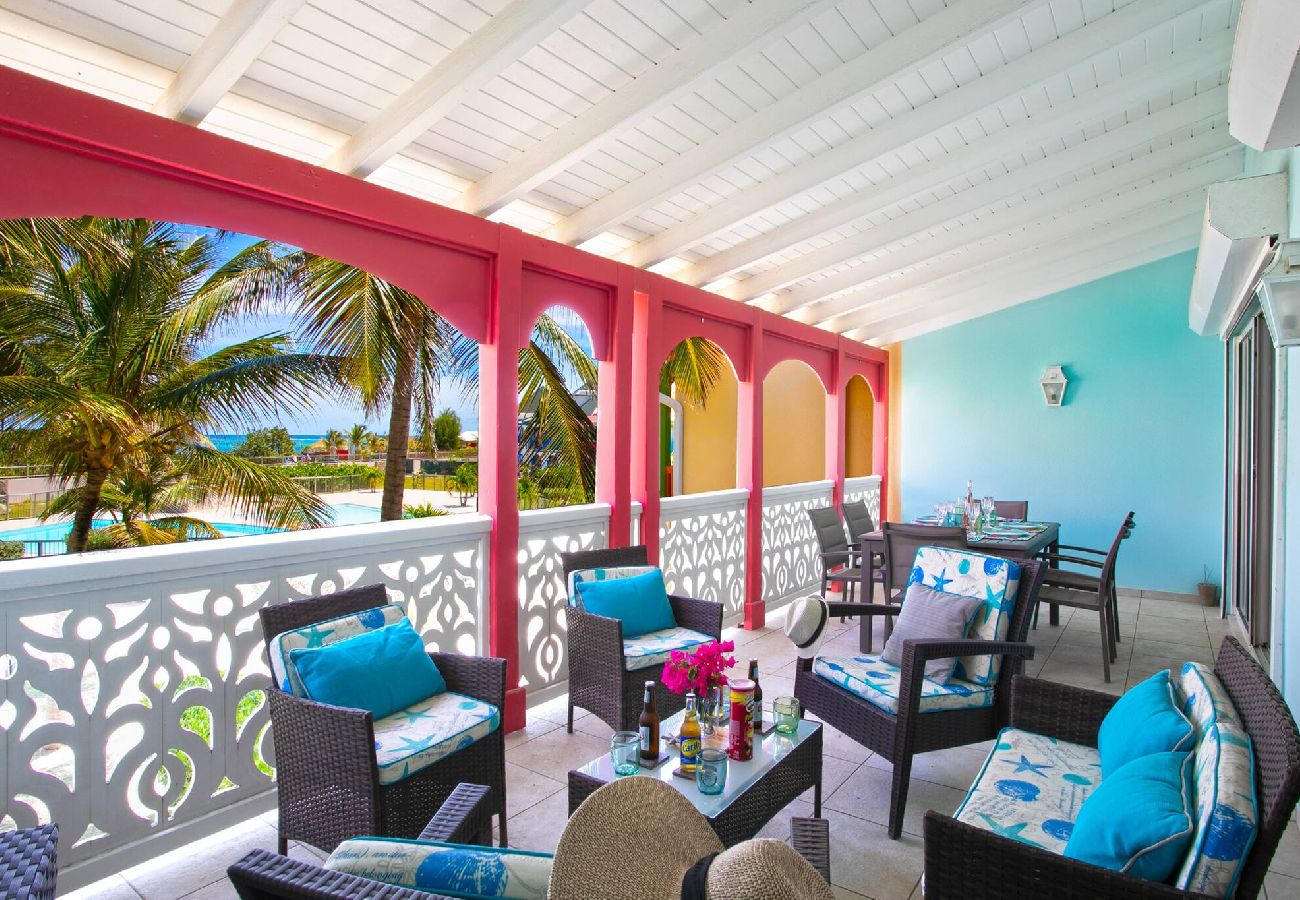 Appartement à Baie orientale - Appartement Neptune, bord de plage Baie Orientale