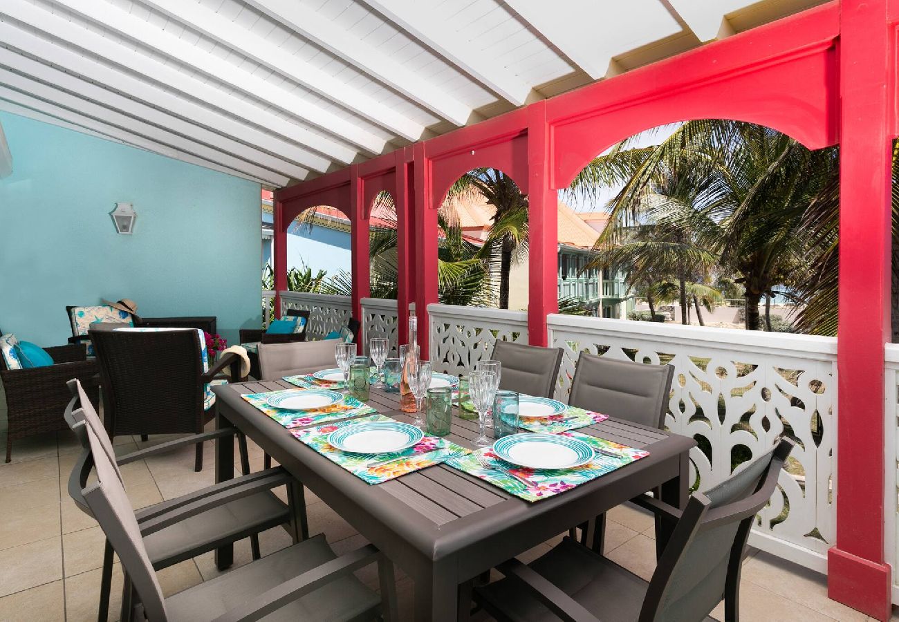 Appartement à Baie orientale - Appartement Neptune, bord de plage Baie Orientale