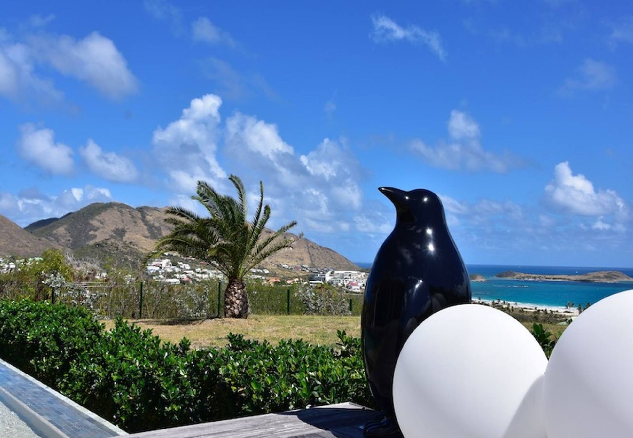 Villa à Baie orientale - Villa Indigo Pearl : Vue et raffinement OrientBay