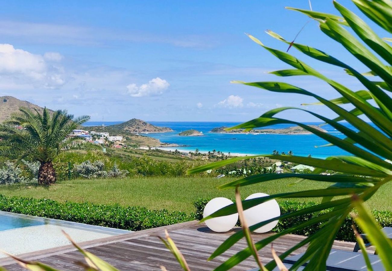 Villa à Baie orientale - Villa Indigo Pearl : Vue et raffinement OrientBay