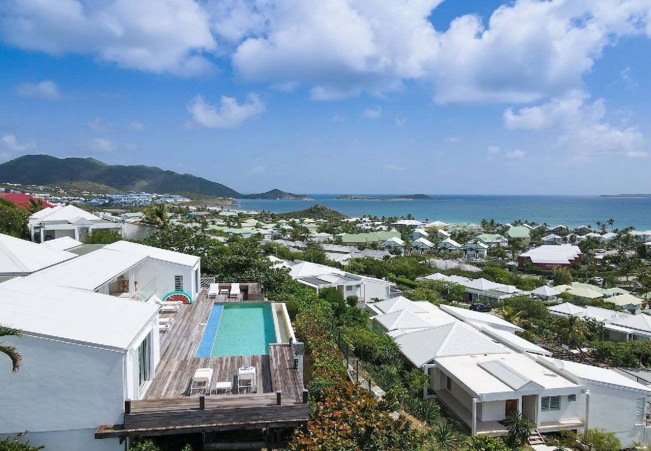 Villa à Baie orientale - Villa Mango, vue imprenable sur Orient Bay