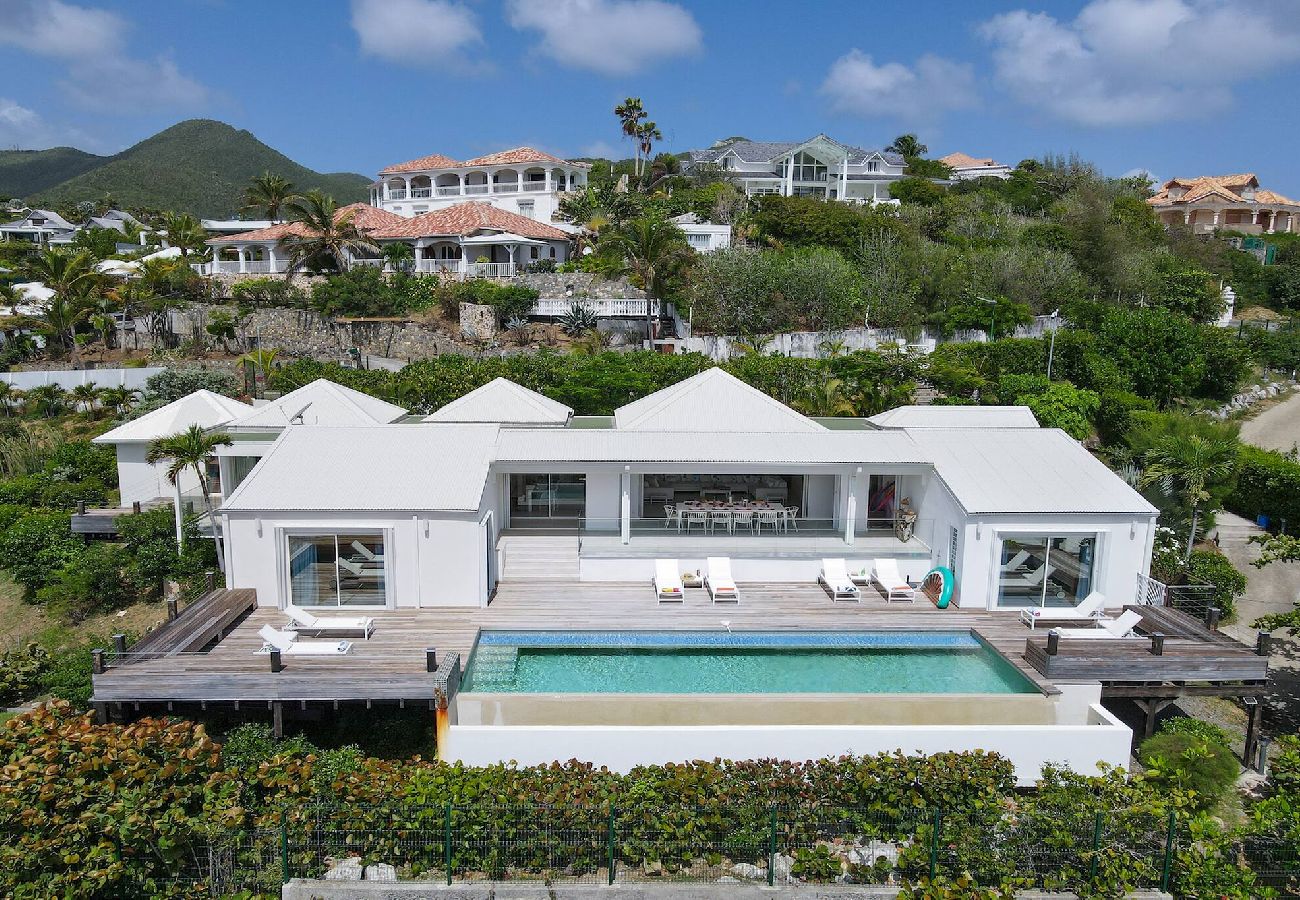 Villa à Baie orientale - Villa Mango, vue imprenable sur Orient Bay