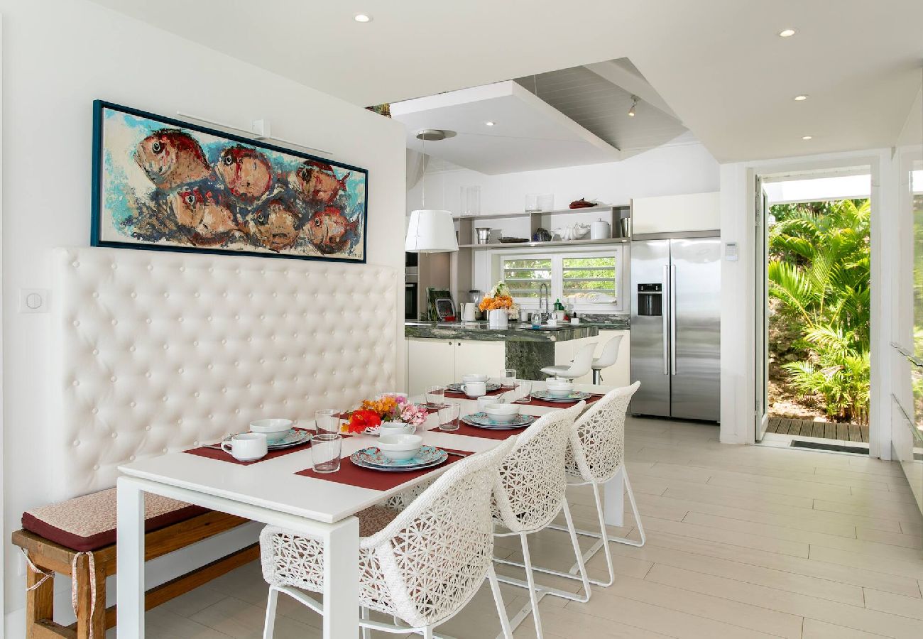 Villa à Baie orientale - Villa Mango, vue imprenable sur Orient Bay