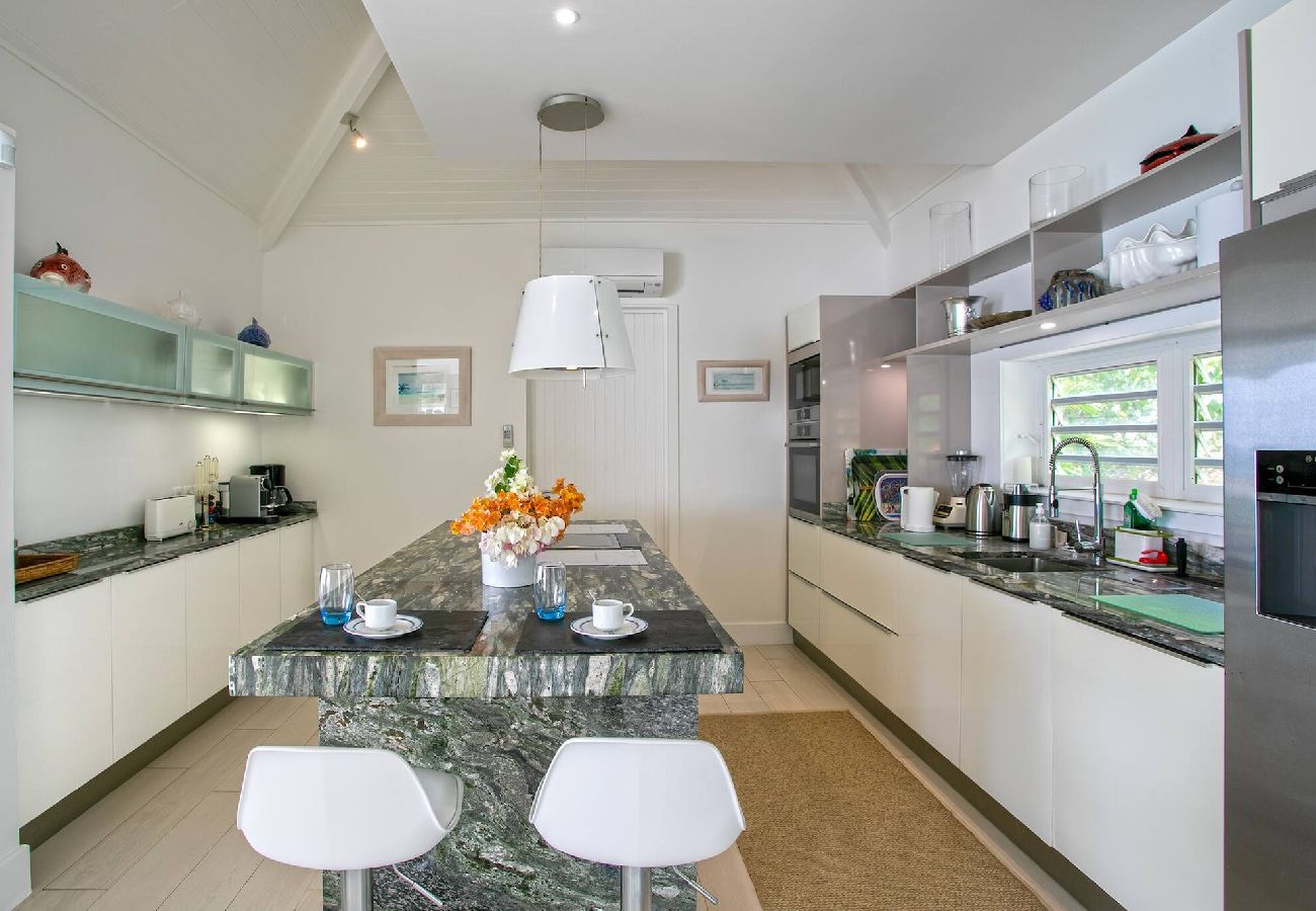 Villa à Baie orientale - Villa Mango, vue imprenable sur Orient Bay