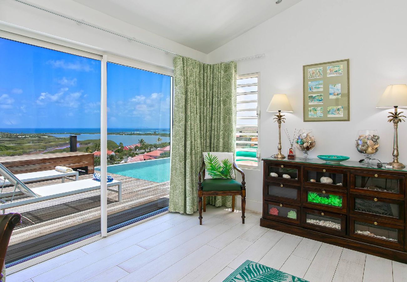 Villa à Baie orientale - Villa Mango, vue imprenable sur Orient Bay