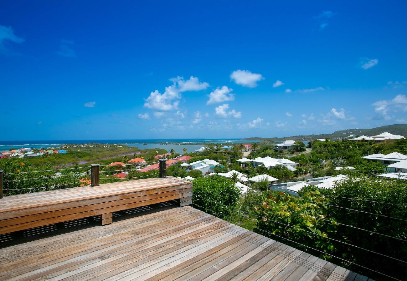 Villa à Baie orientale - Villa Mango, vue imprenable sur Orient Bay