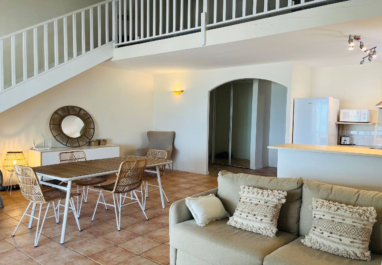 Appartement à Baie orientale - Apt Fanny 2 vue mer Orient Bay