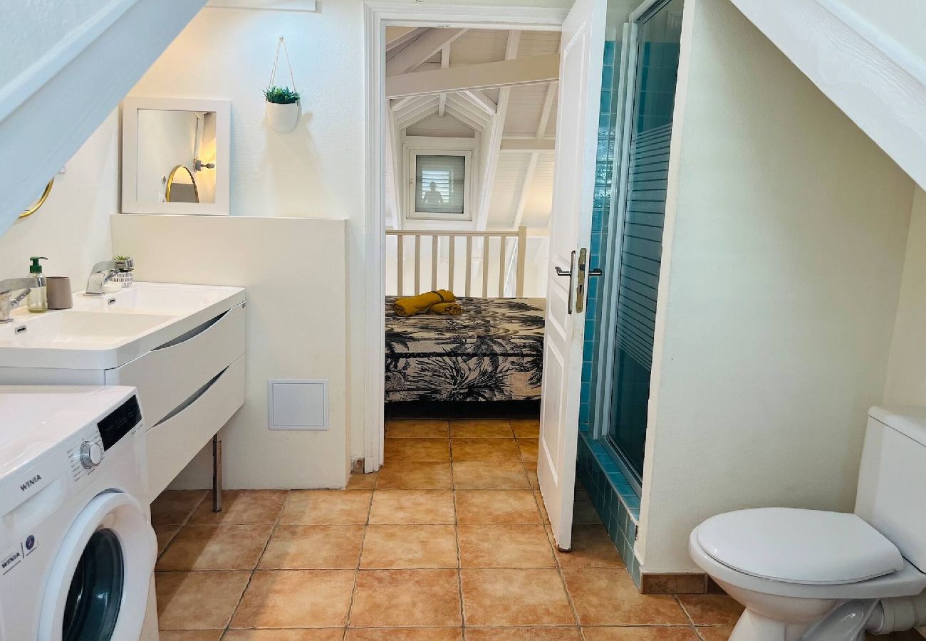 Appartement à Baie orientale - Apt Fanny 2 vue mer Orient Bay