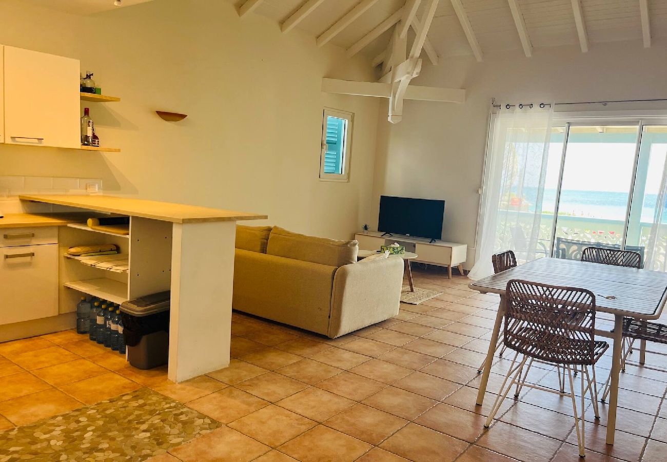 Appartement à Baie orientale - Apt Fanny 2 vue mer Orient Bay