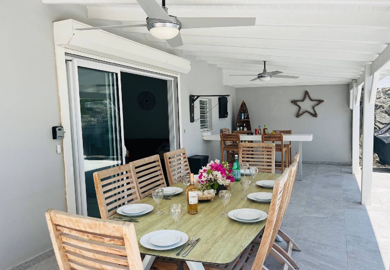 Villa à Cul-de-sac - Villa Chez Martine ,  vue Pinel