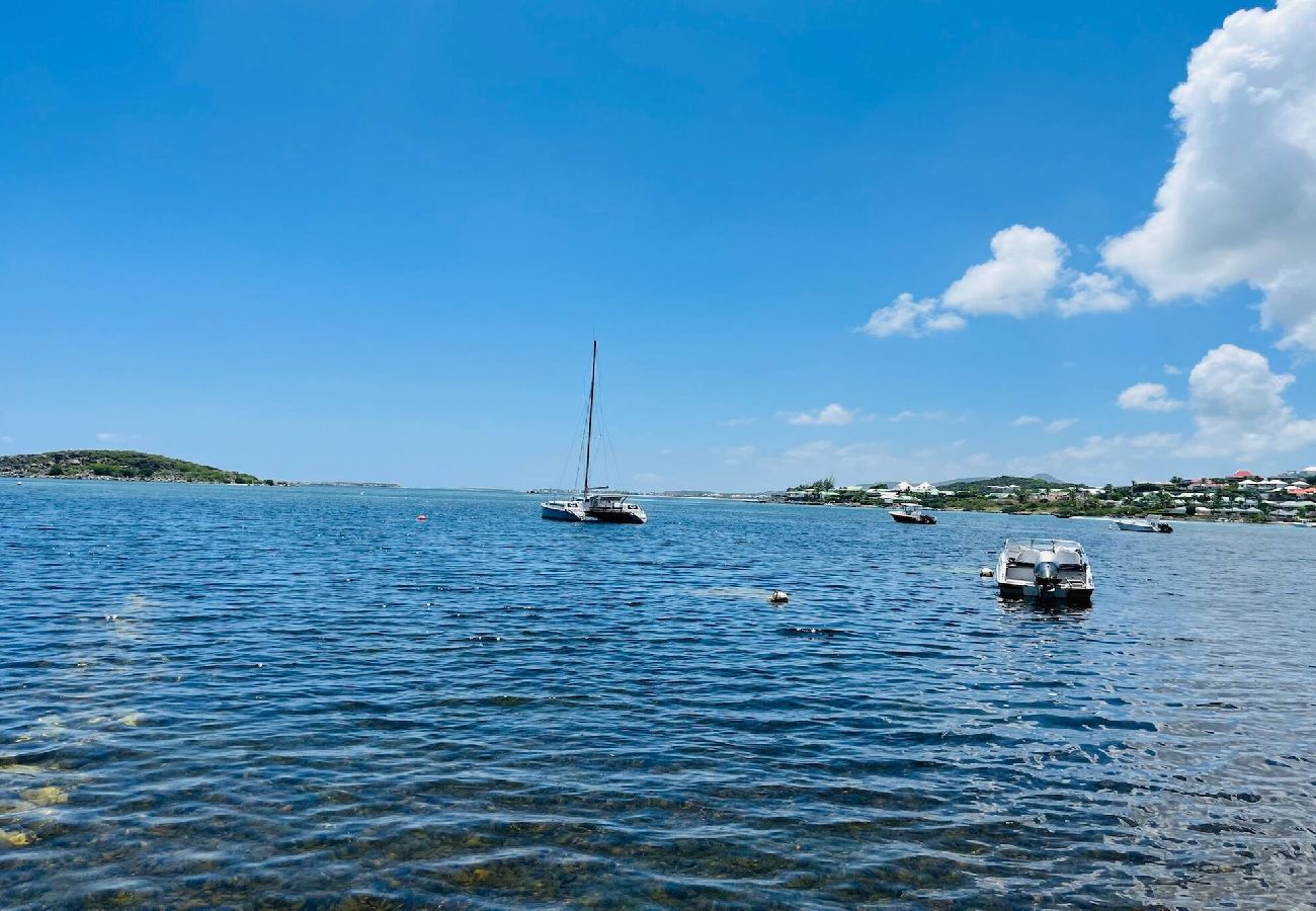 Villa à Cul-de-sac - Villa Chez Martine ,  vue Pinel