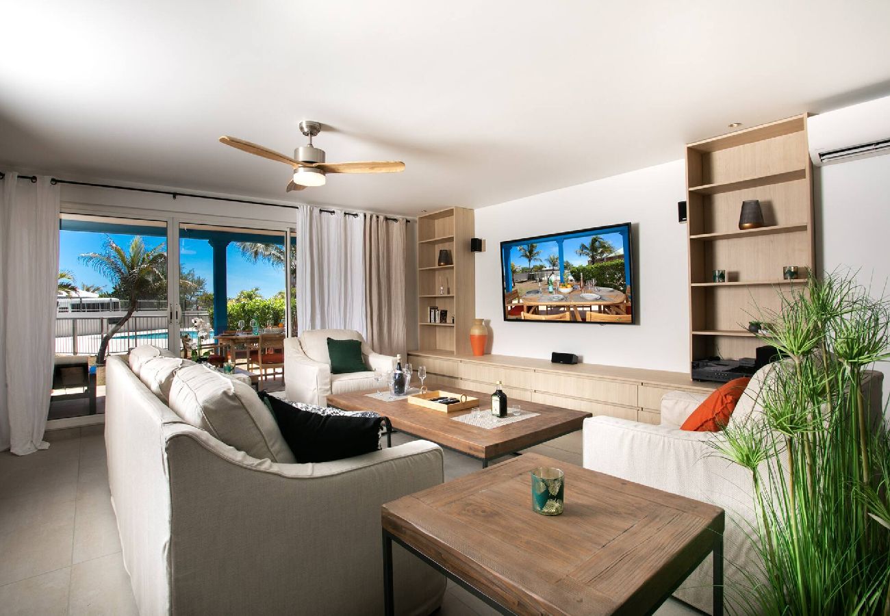 Apartment in Orient Bay - Caribbean Riviera 4 : confort les pieds dans l´eau