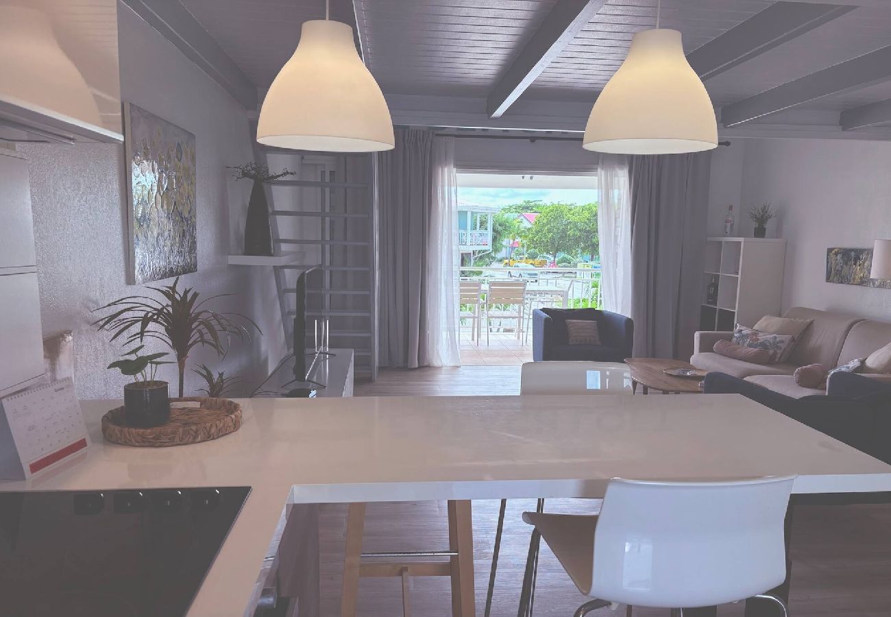 Apartment in Orient Bay - Beach loft, vue mer plage Baie Orientale