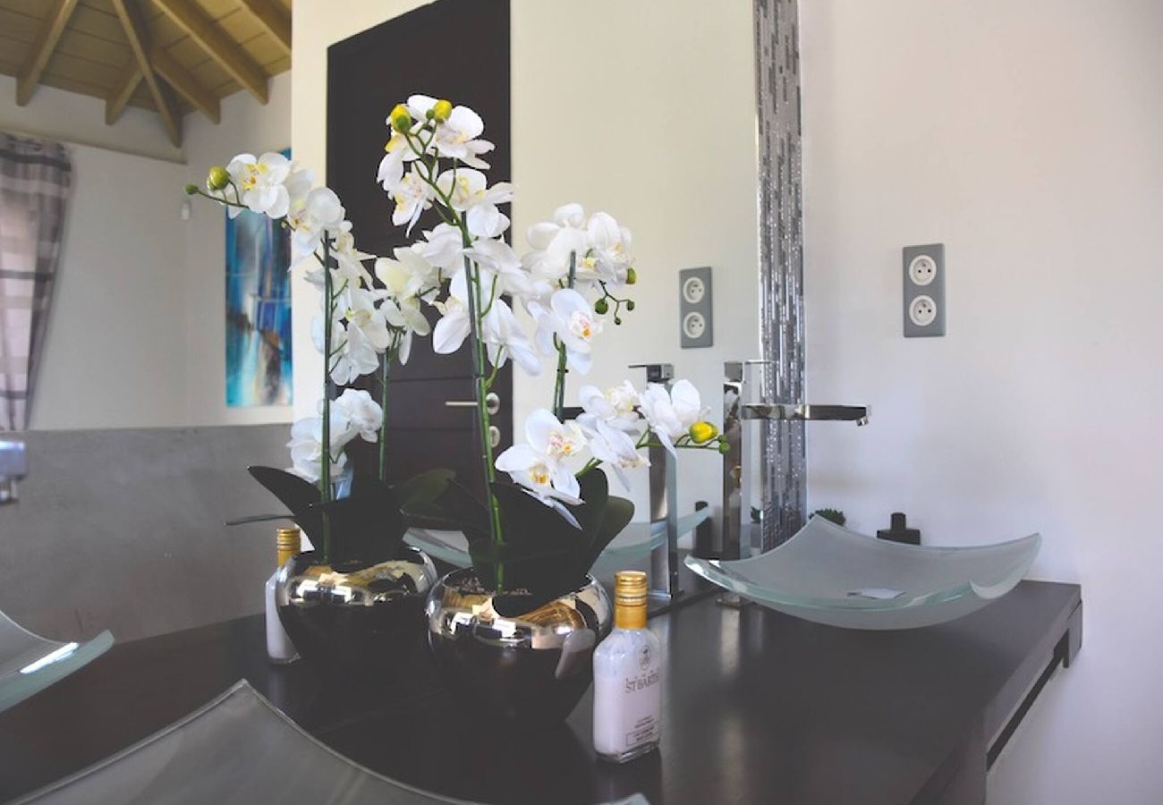 Villa in Orient Bay - Villa Indigo Pearl : Vue et raffinement OrientBay