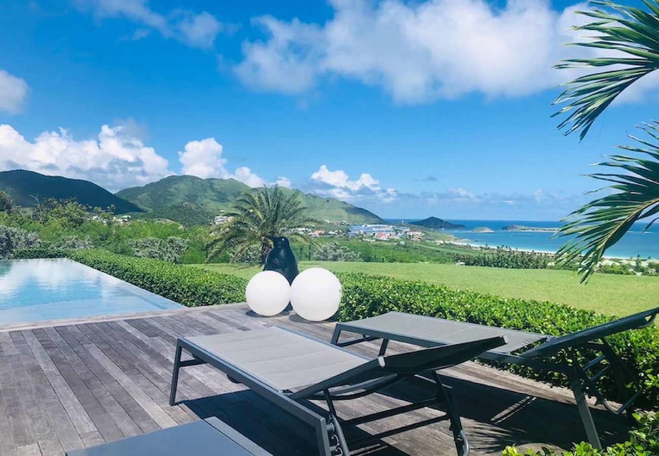 Villa in Orient Bay - Villa Indigo Pearl : Vue et raffinement OrientBay