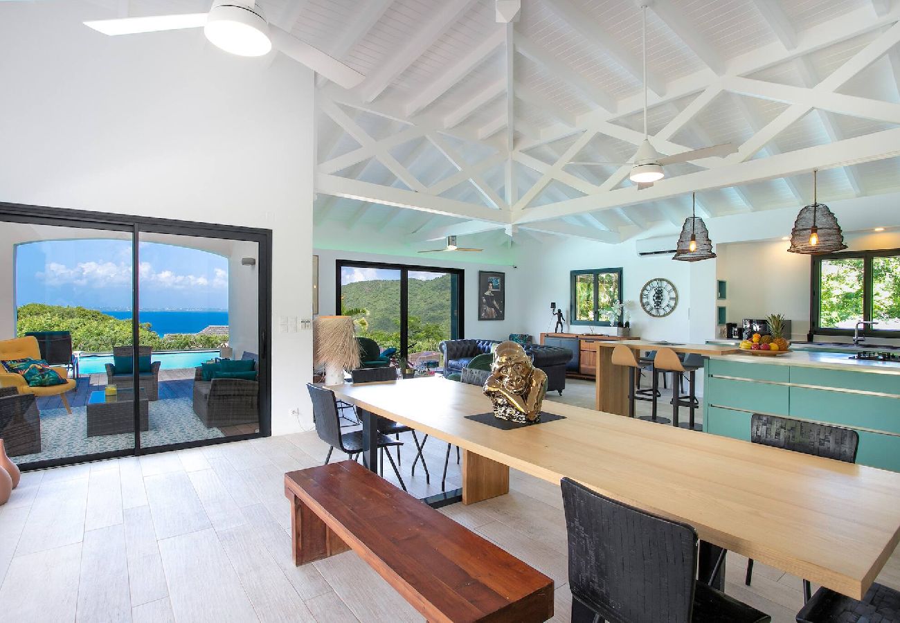 Villa in Anse Marcel - Villa Saba vacances de rêve entre mer et montagnes